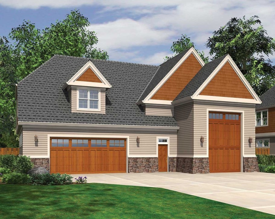 Очень красивые дома с гаражом