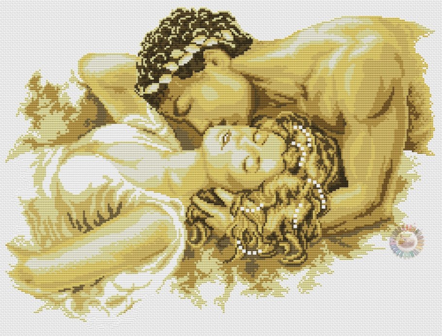 Поцелуй Вервако вышивка