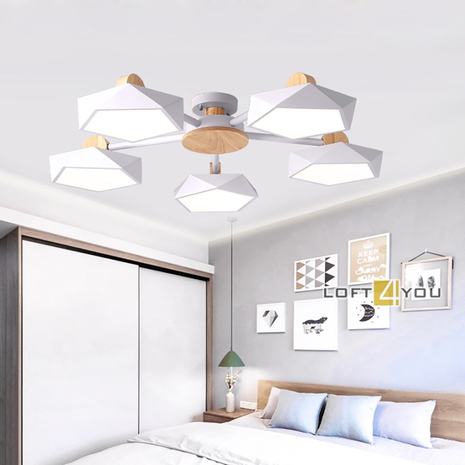 Светильник потолочный Care Ceiling Black/White loft4you l03597