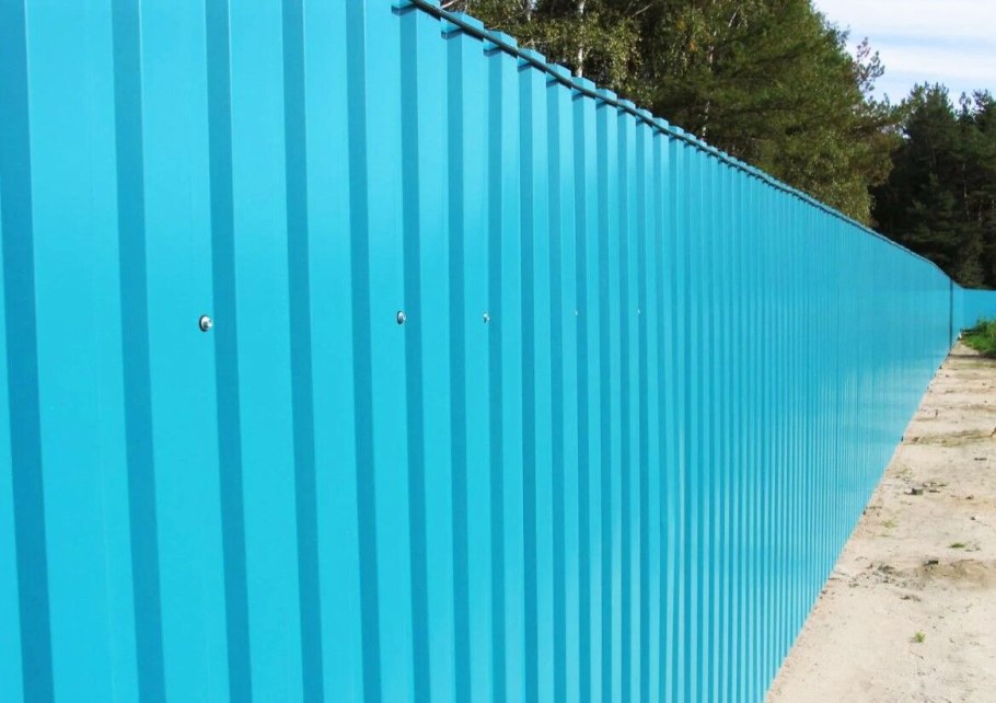 RAL 5021 морская волна профлист