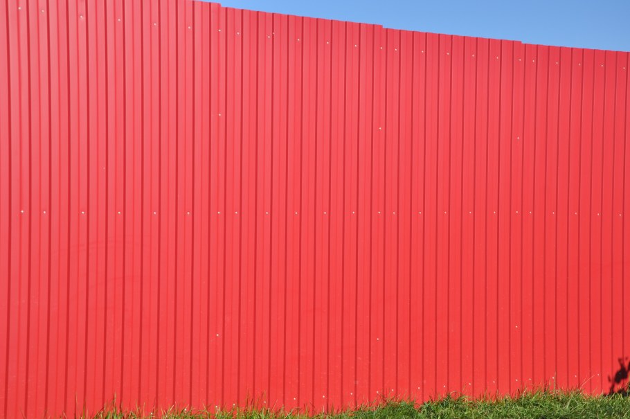 Забор RAL 3003 красный Рубин профлист