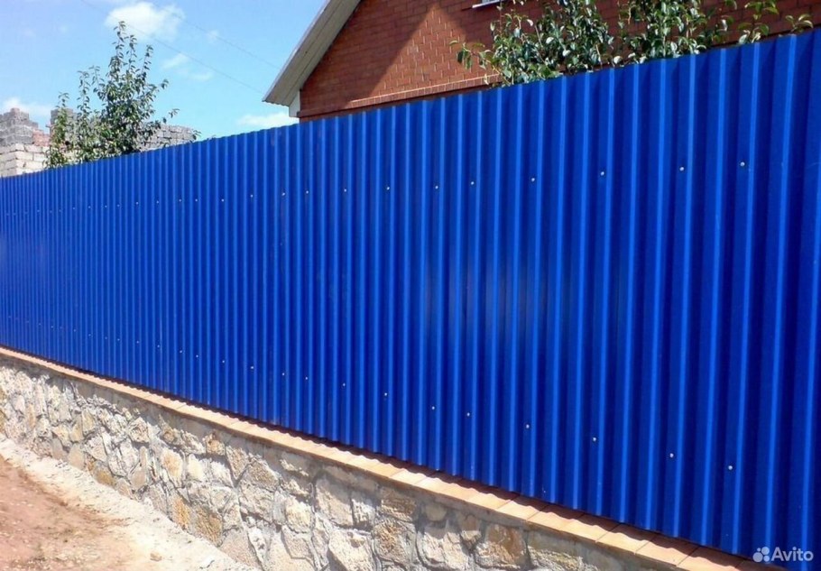 Профнастил МП с21 ультрамарин металлопрофиль