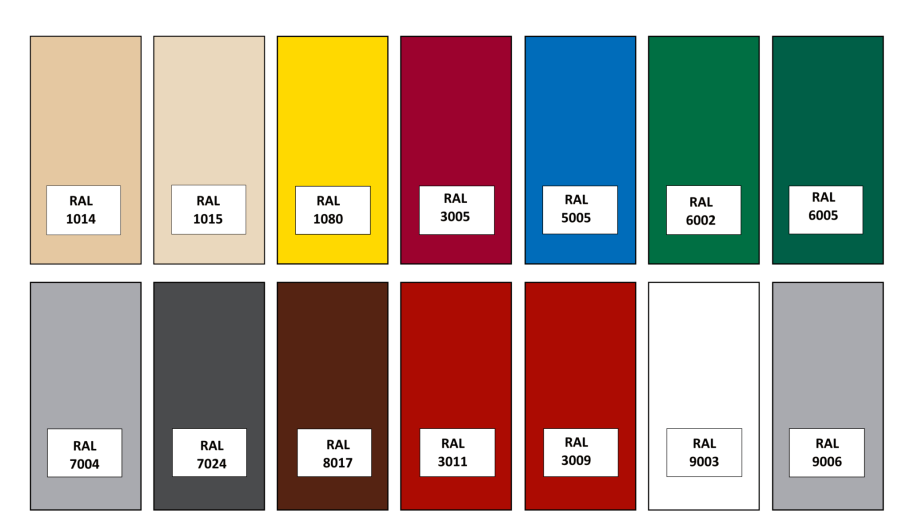 RAL 1014 И RAL 1015