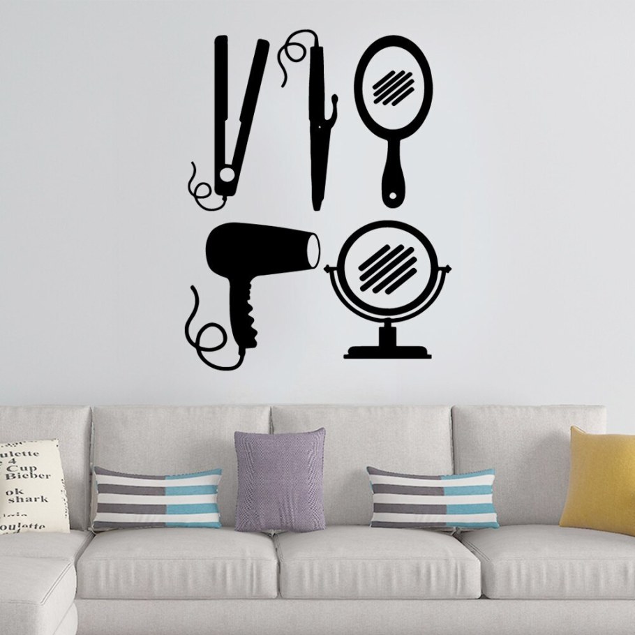 Интерьерная наклейка волны