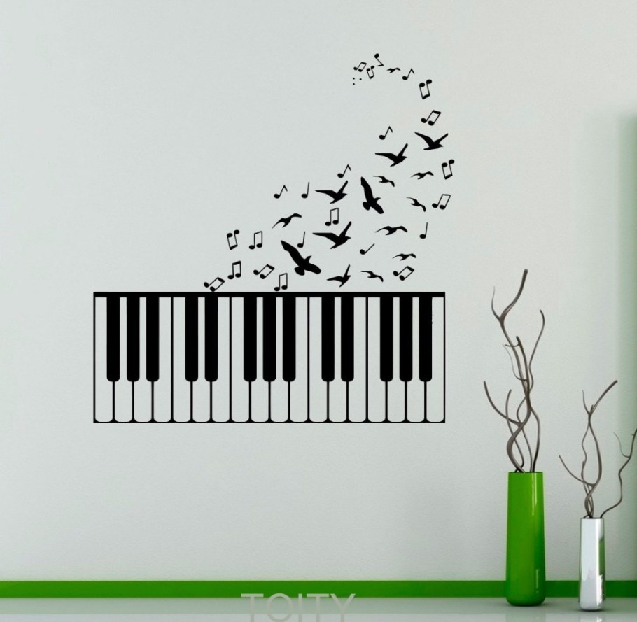 Наклейки с музыкальной тематикой