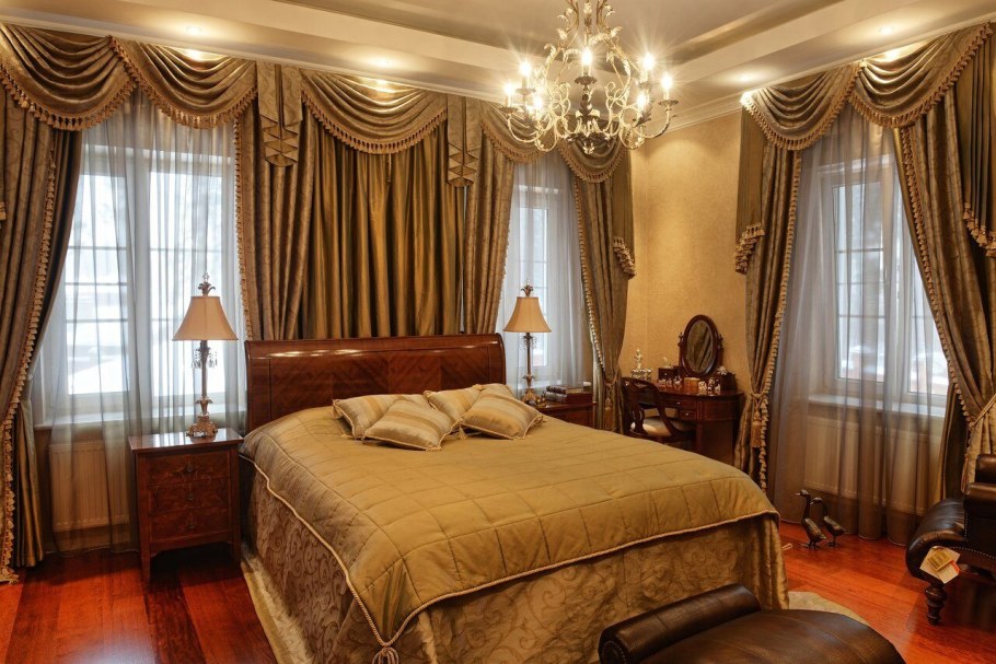Элитные шторы для спальни