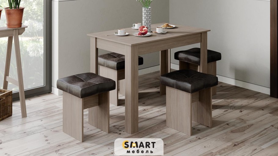 Мадрид банкетка (дуб Урбан Янтарный/ткань Richie Wenge)