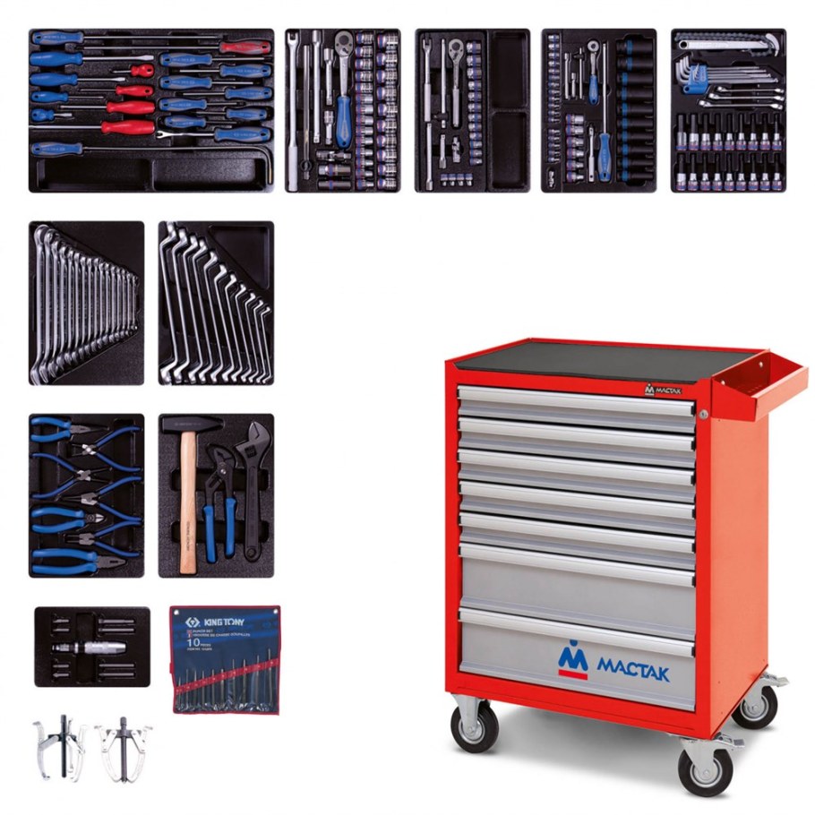 Тележка инструментальная King Tony 934-010mrvd/MMR