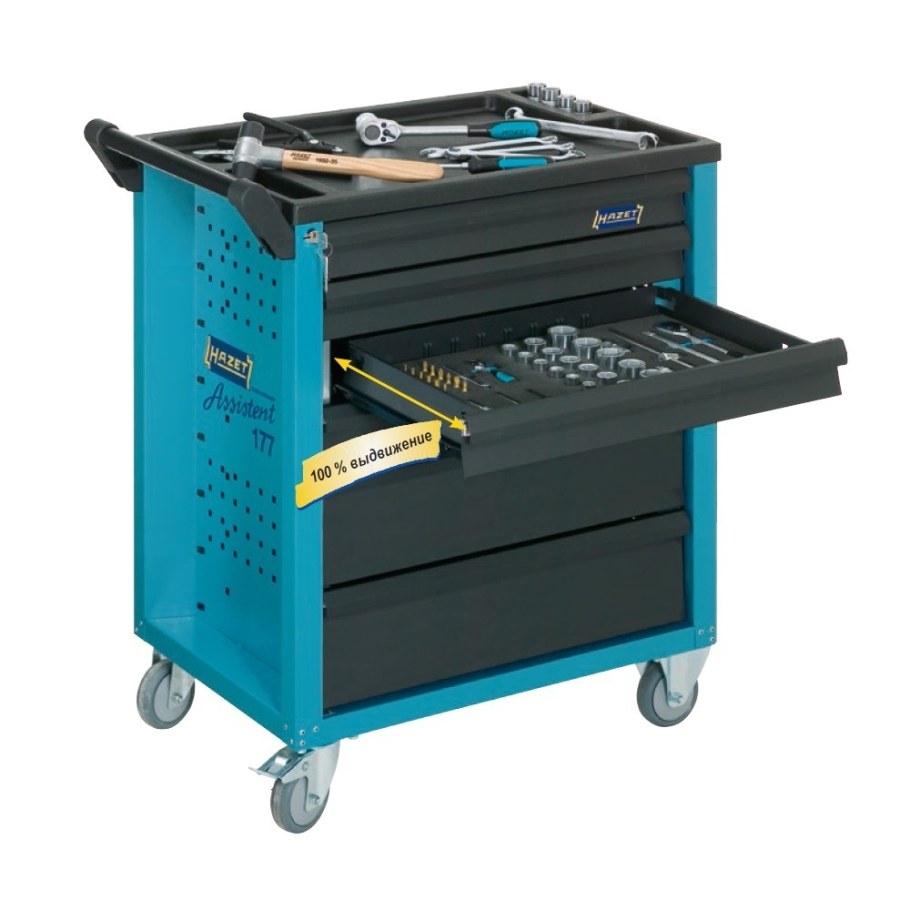 Тележка инструментальная Hazet 177-6