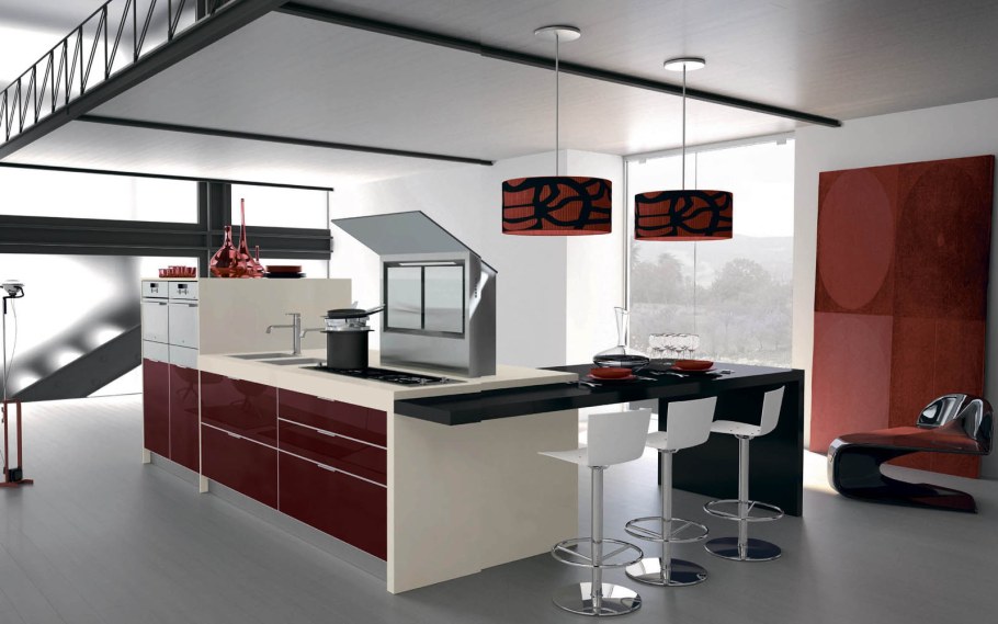 Кухни sistema alluminio фабрики ar-tre. Часть 2