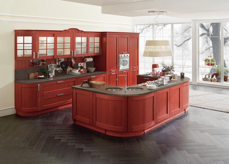 Кухня Италия классика бордо