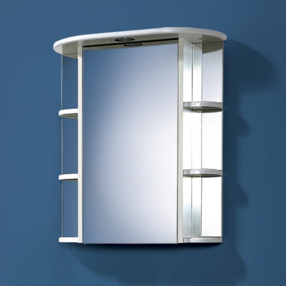 Шкаф зеркальный Акваль София 60см