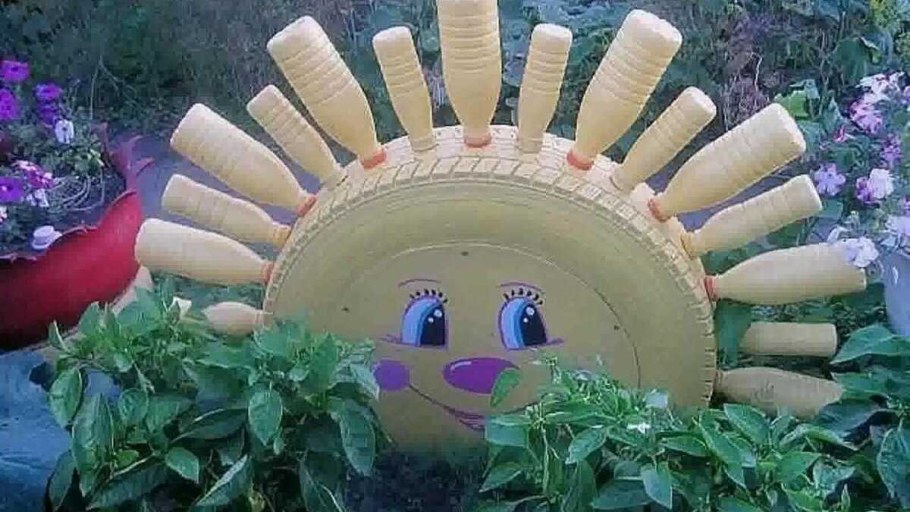 Украшение двора