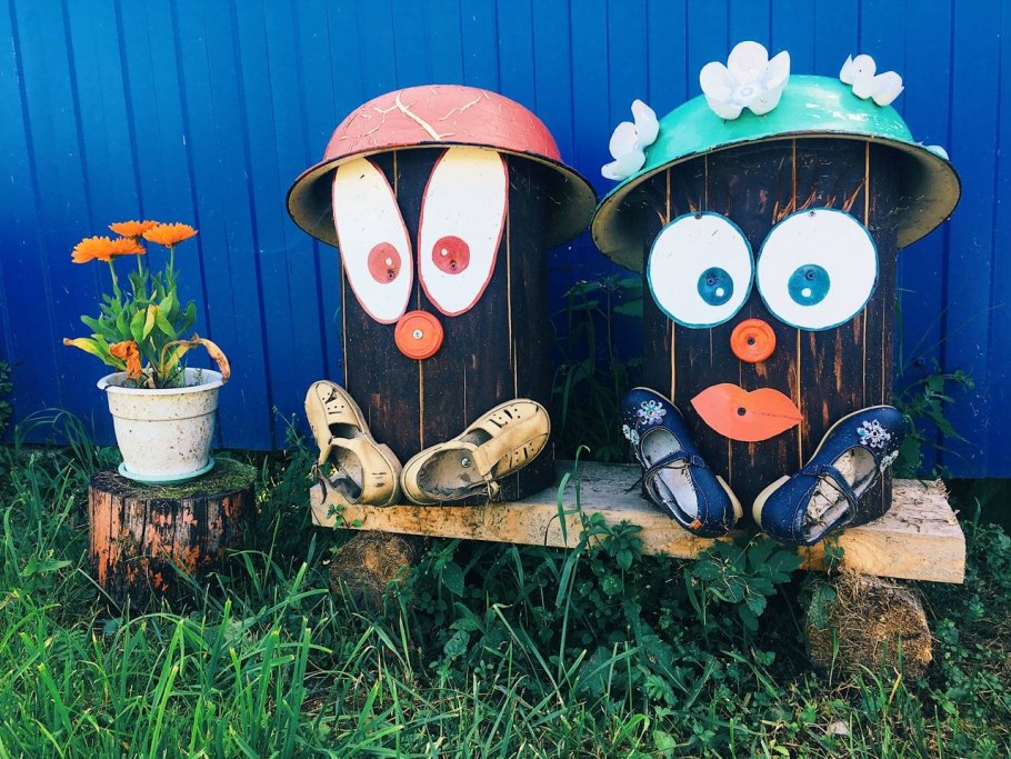 Поделки для сада и огорода своими руками