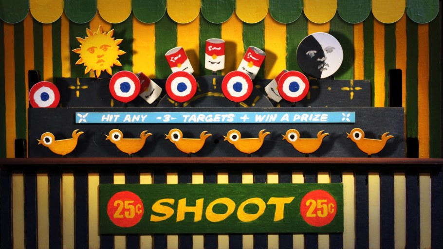 Тир для детей с уткой