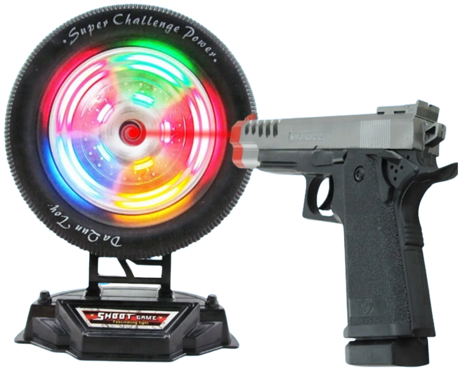 Детский лазерный тир мишень колесо