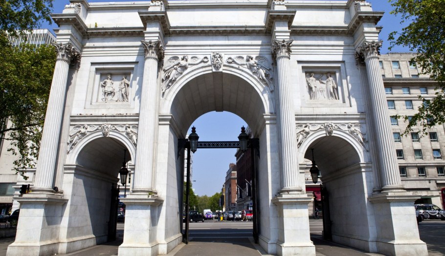 Мраморная арка дворцы Лондона