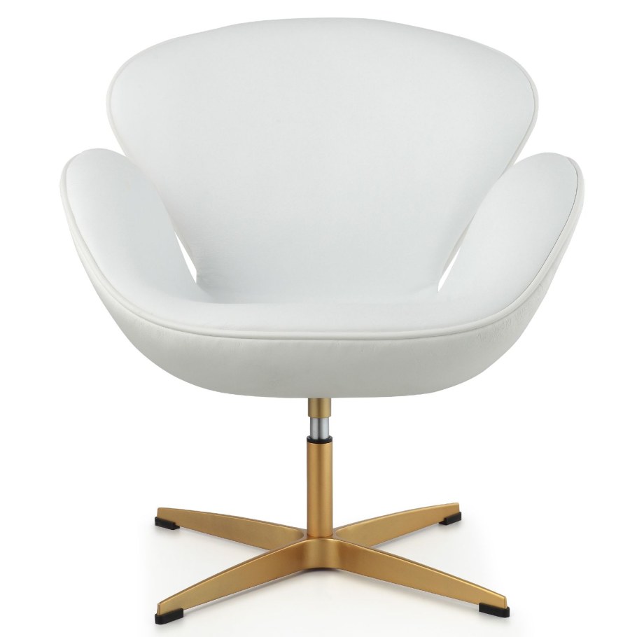 Офисный стул с золотыми ножками