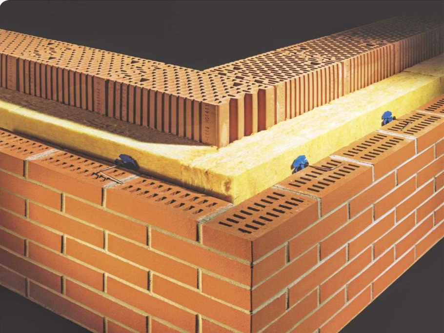 Кладка клинкерного кирпича