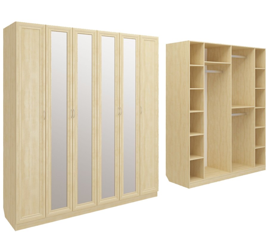 Шкаф 4 СТВ ШК-6. ДСП