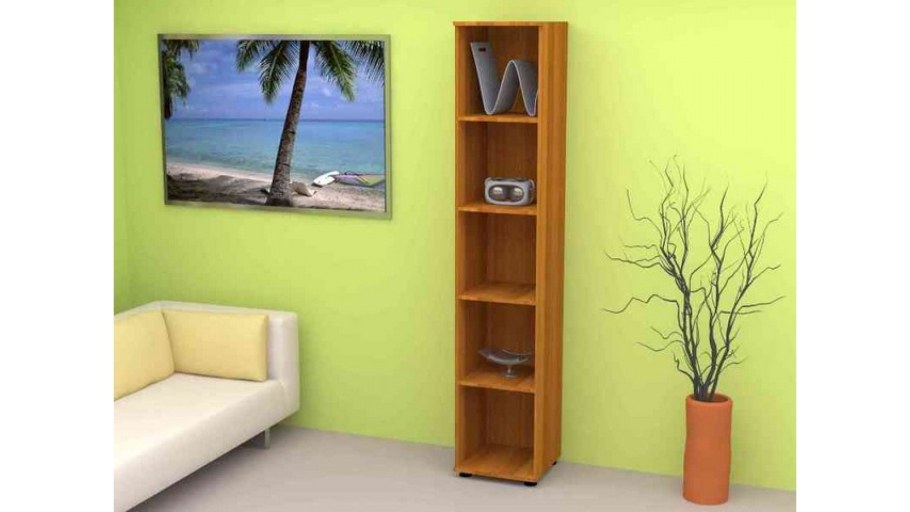 Стеллаж высокий узкий - ольха