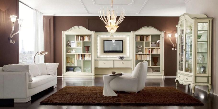 Гостиная Showcase White