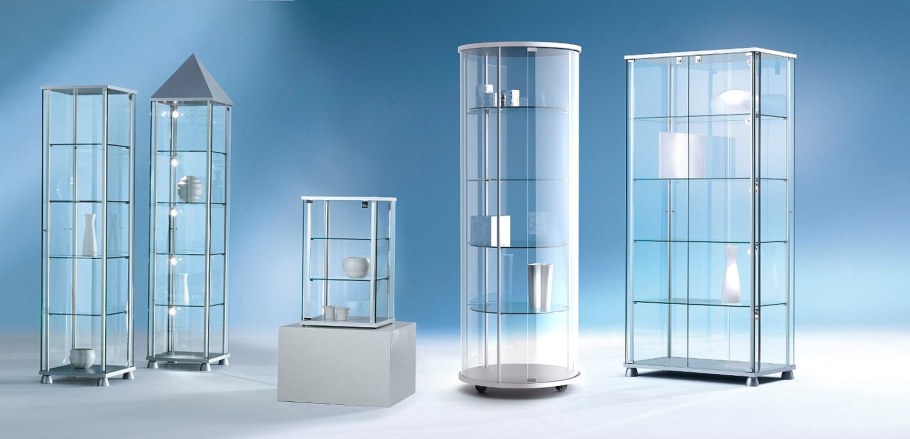 Круглая витрина