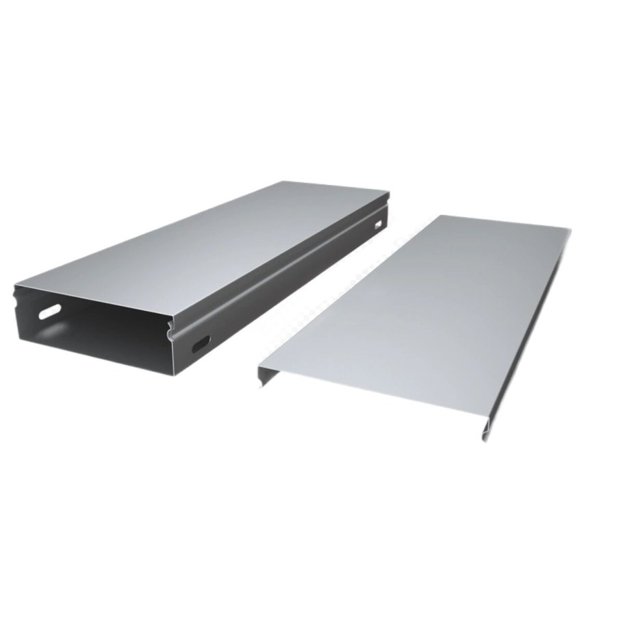 Лоток металлический с крышкой 100х50 ДКС