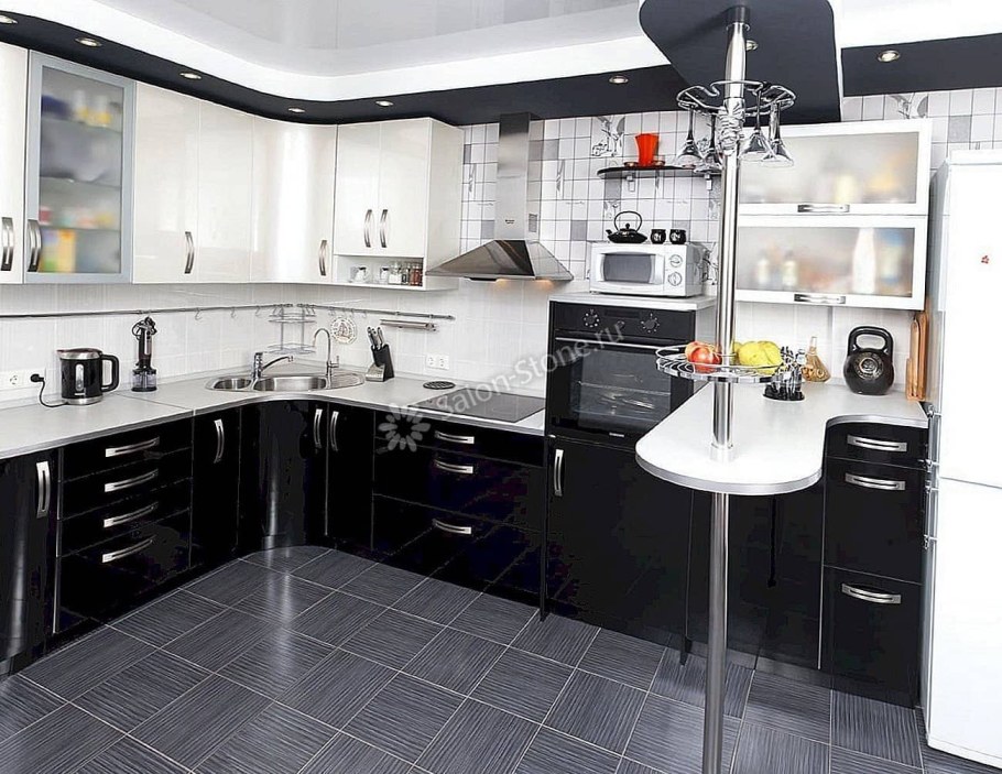 Кухни с барной стойкой