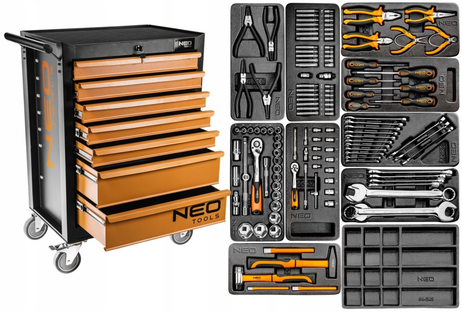 Тележка для инструмента, 5 выдвижных ящиков Neo Tools 84-226