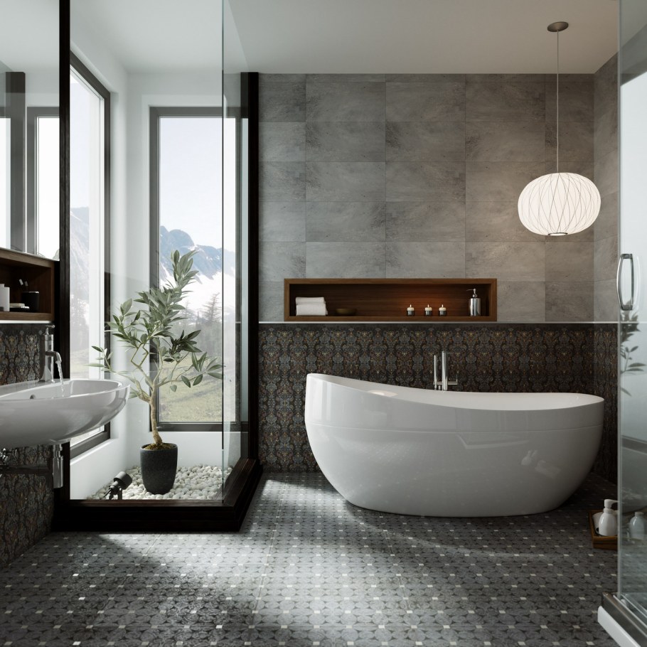 Плитка Ричмонд грей Грация керамика