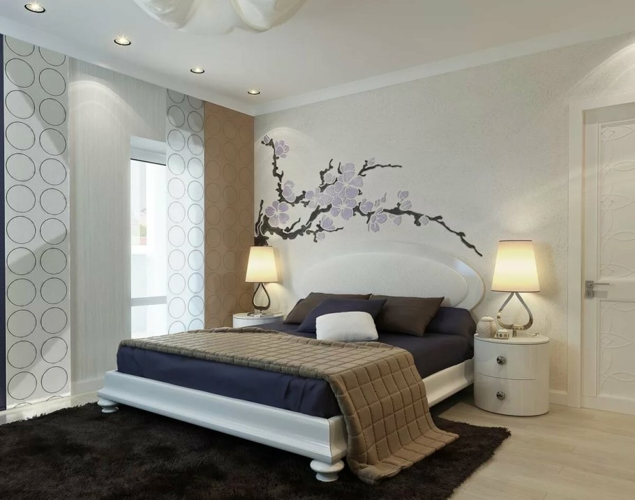 Интерьер спальни эконом