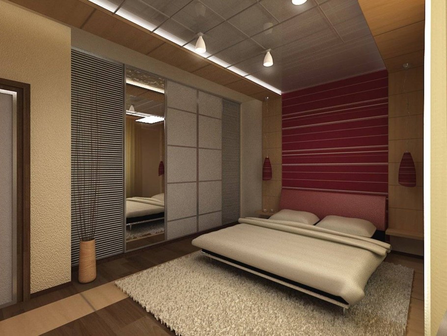 Отделка эконом спальня