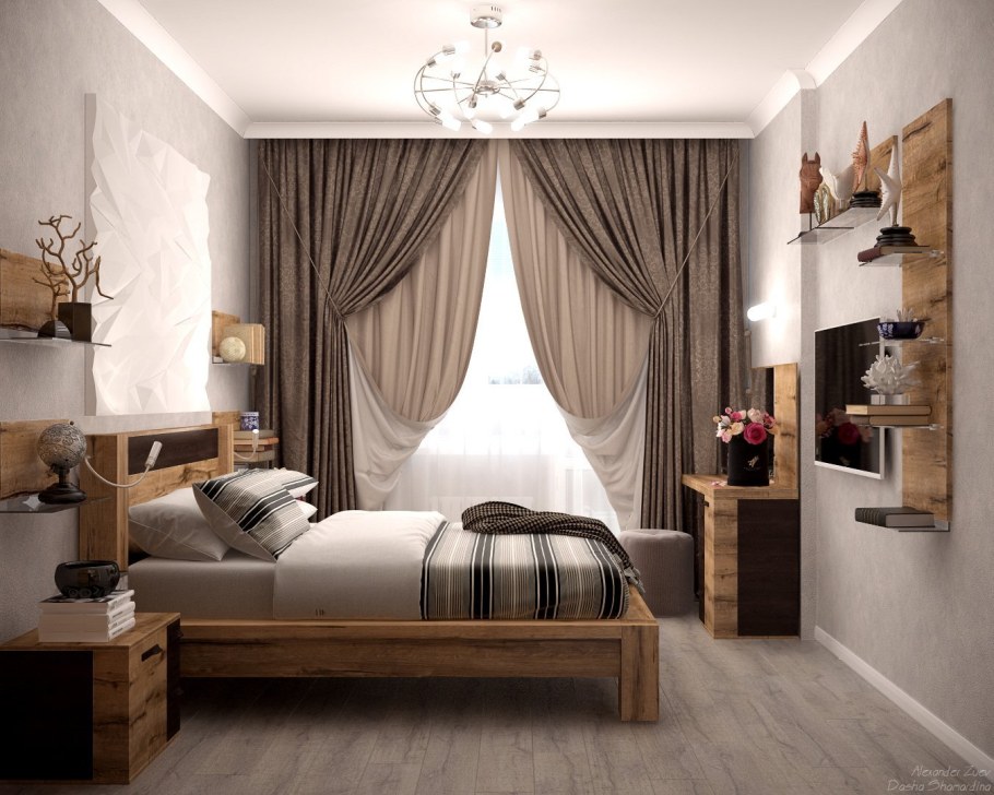 Дизайн спальни эконом