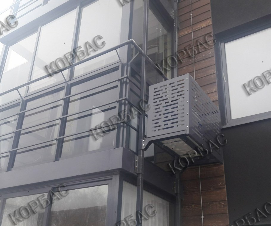 Экран для внешнего блока кондиционера КОРБАС