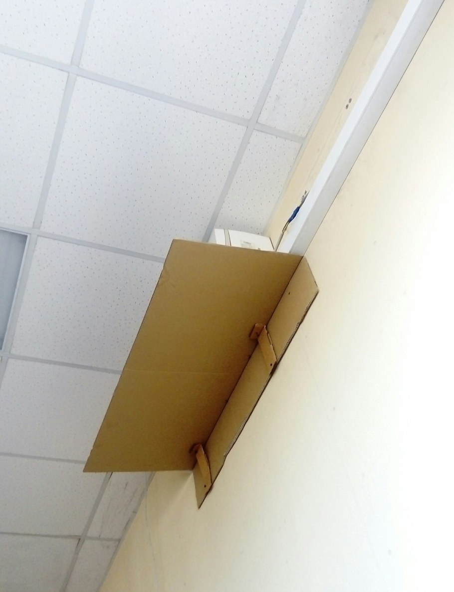 Короб для кондиционера из картона