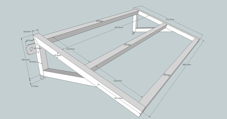Защитный козырек для кондиционера чертеж