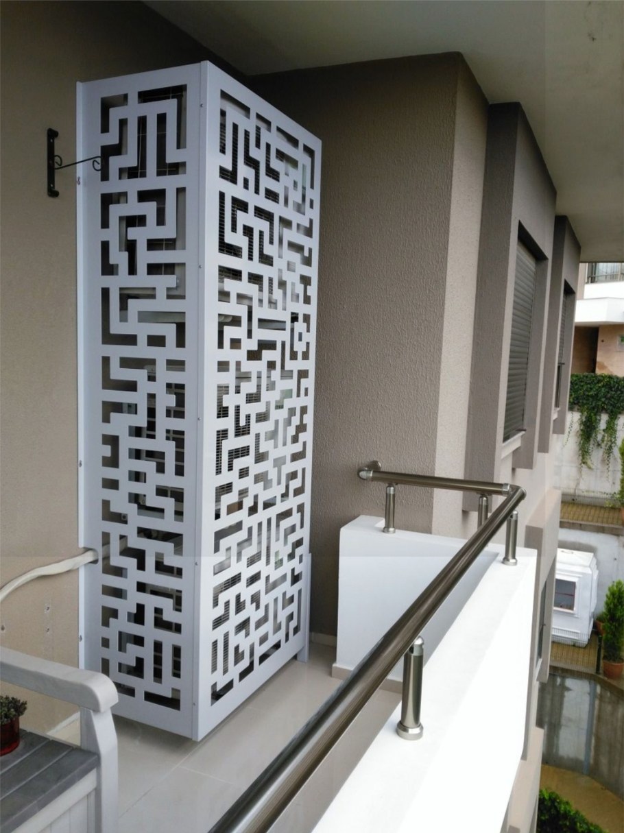 Декоративный экран для кондиционера на фасад