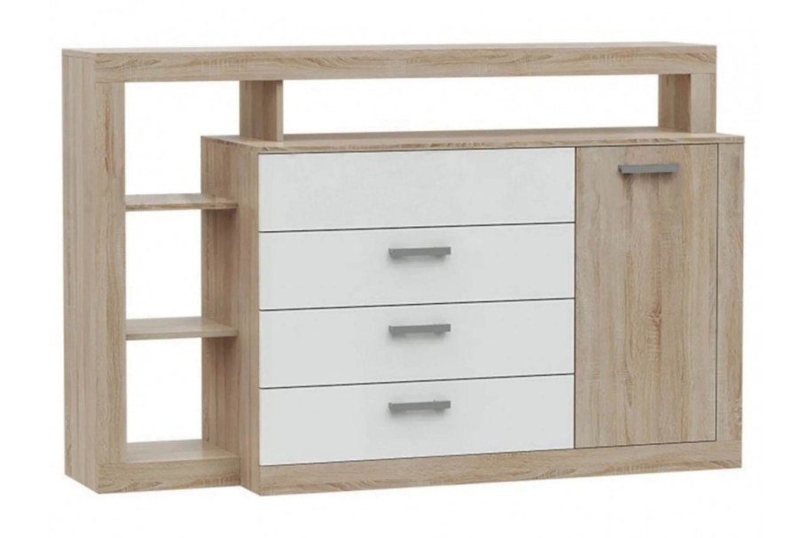 Ангара комод графит дуб Юкон