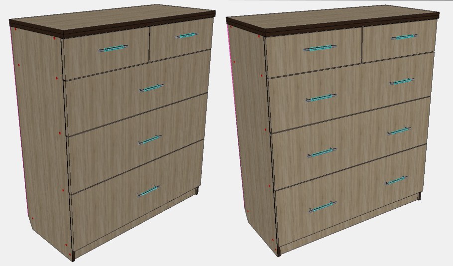 Распил комод