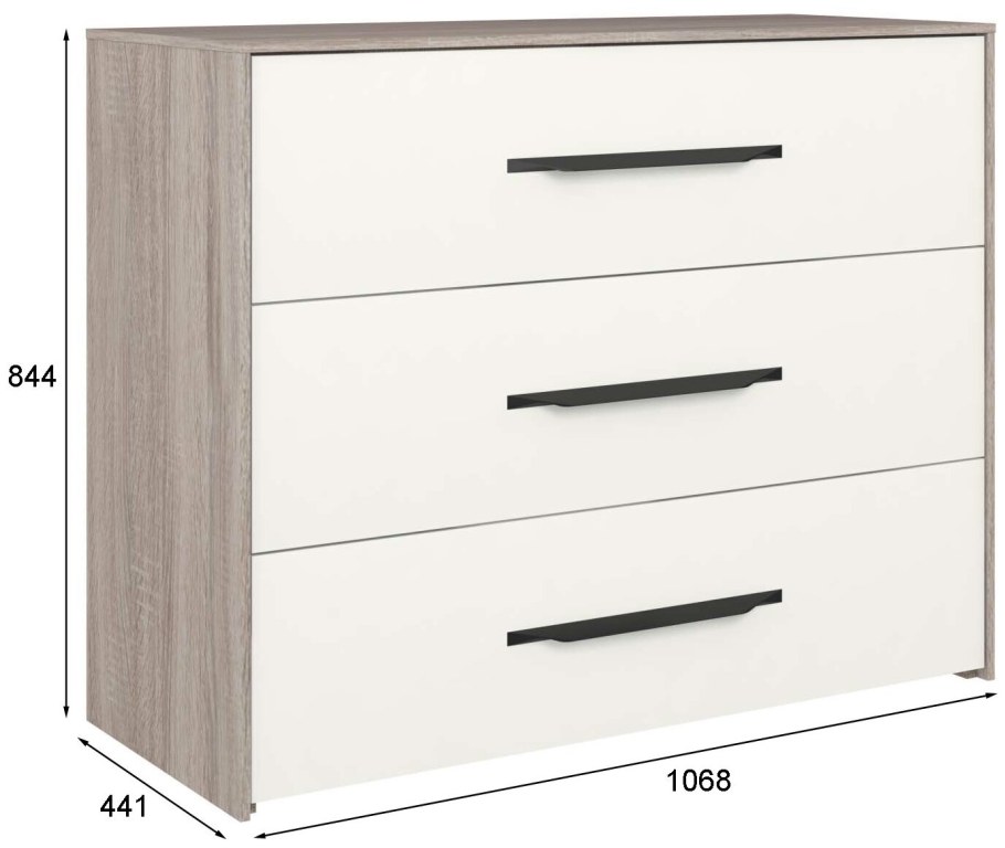 Комод Эсклюзиво Lazurit белый