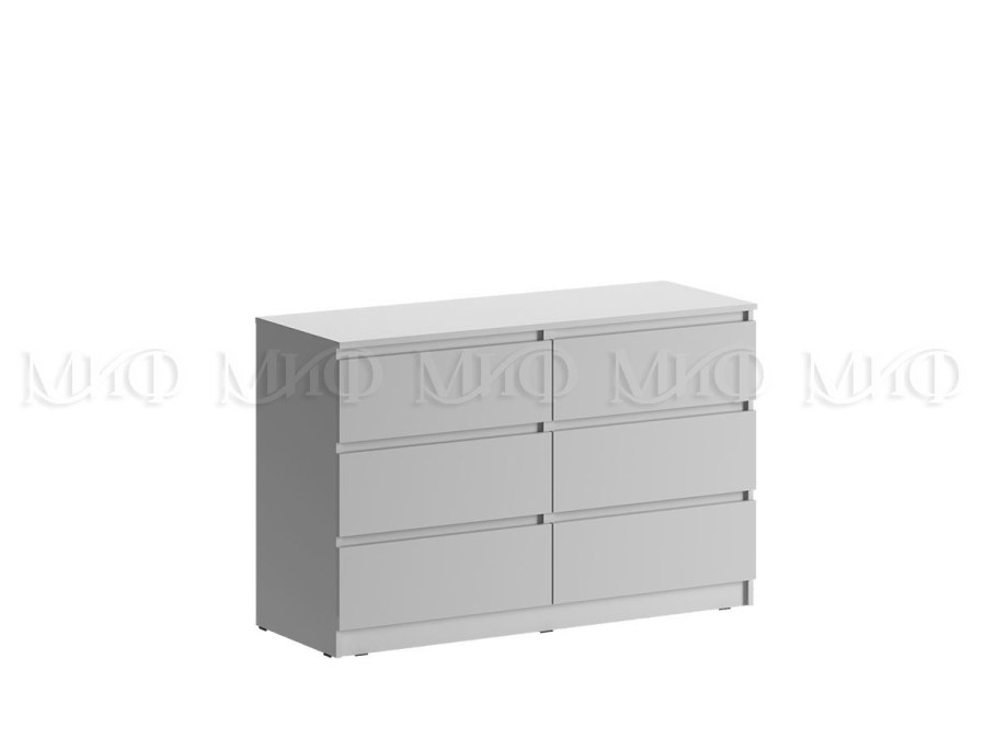 Комод Челси белый глянец