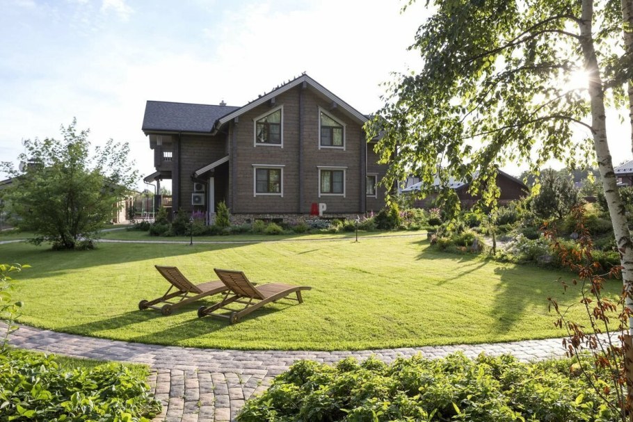 Загородный участок в скандинавском стиле