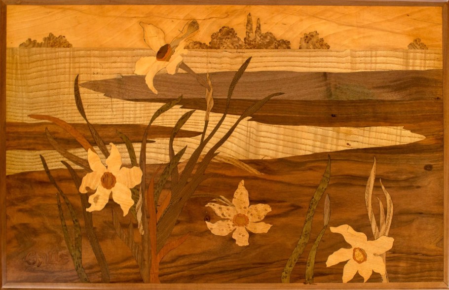 Японские картины Маркетри