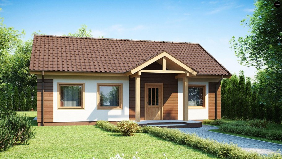 Z500 проекты одноэтажных каркасных домов