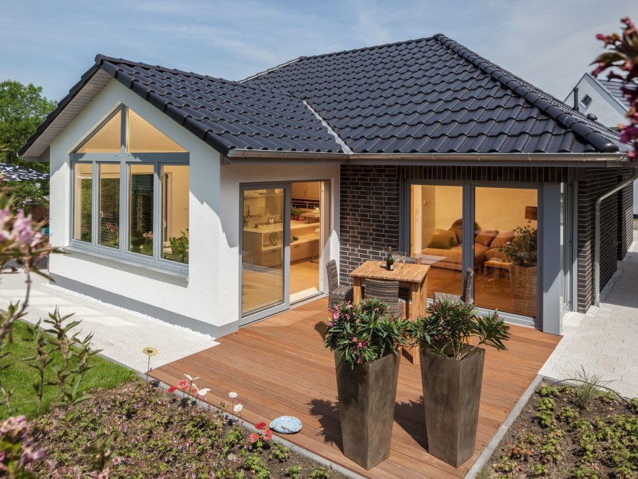 Одноэтажный дом бунгало