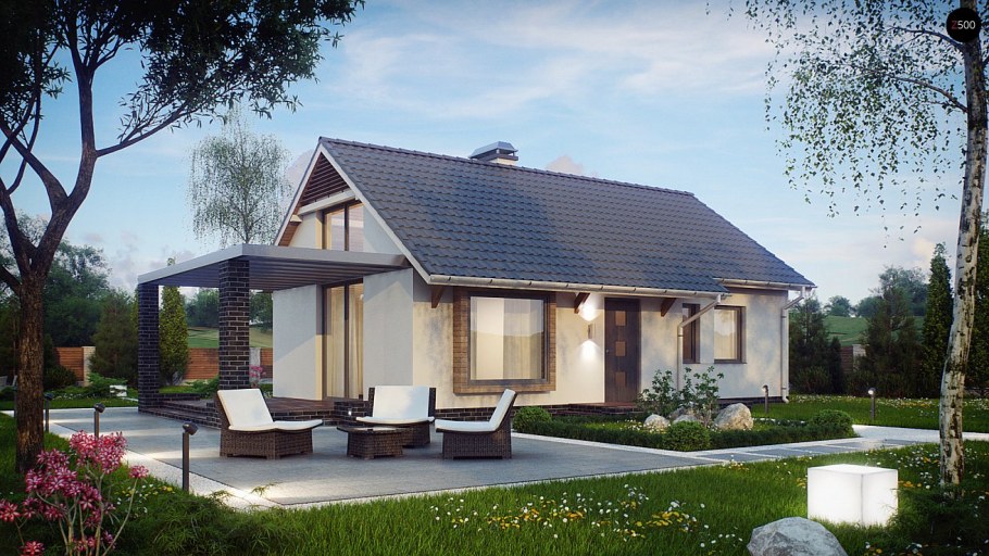 Одноэтажный Евродом 100м2