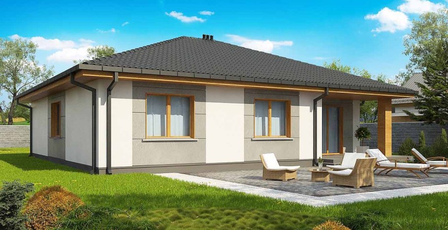 Z67a одноэтажный коттедж