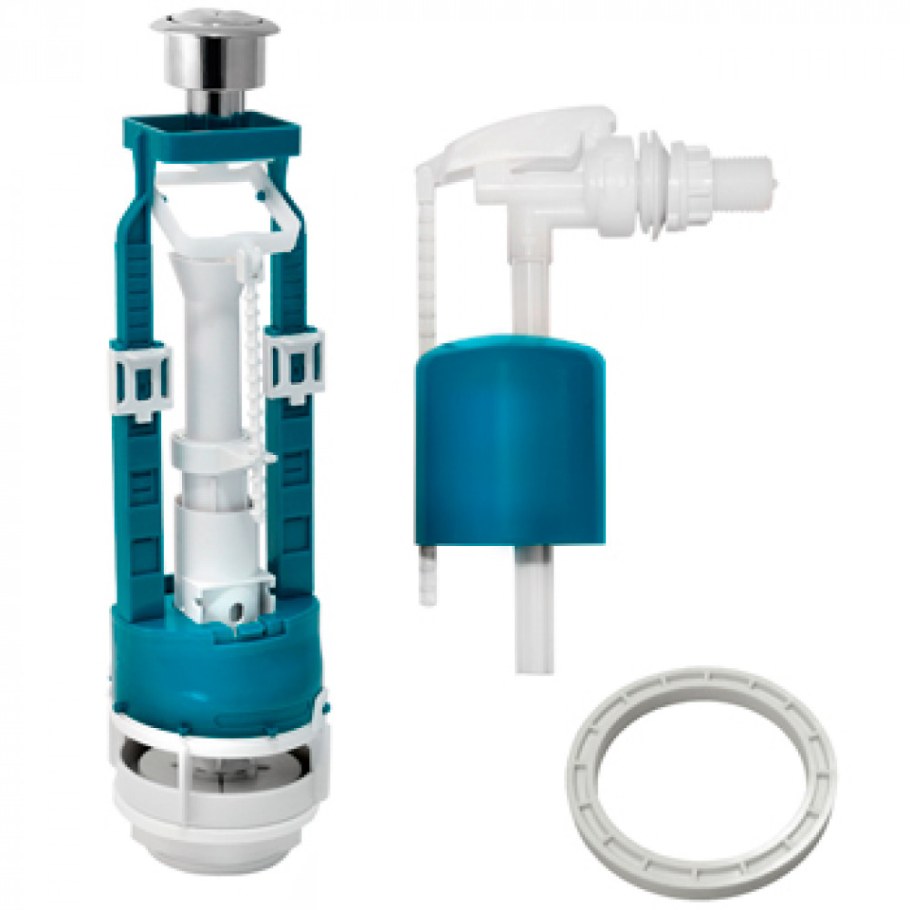 Арматура для бачка Инкоэр кноп/мет ниж/подв (НПРСБ) И-сб1-НПРНРФ-А-В Р