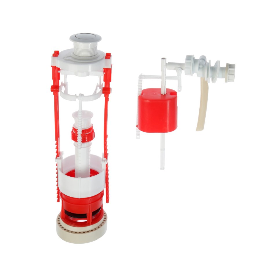 Арматура для смывных бачков "РБМ" АС-1.1, С боковым шаровым клапаном 4389986